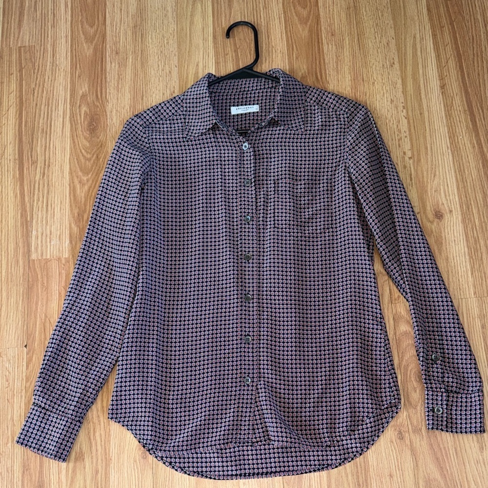 Equipment Silk Button Down Blouse Size XS